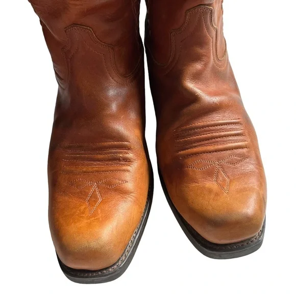 Women’s Durango Brown Cowboy Boots Leather SIZE 10EE - Picture 9 of 13